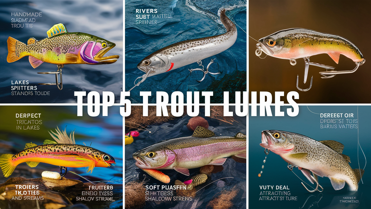 Best 5 Trout Lures for Lakes, Rivers, and Streams- Tips