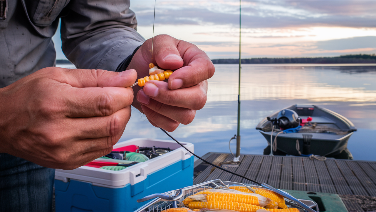 How to properly hook corn for Fishing | Tips and Tricks